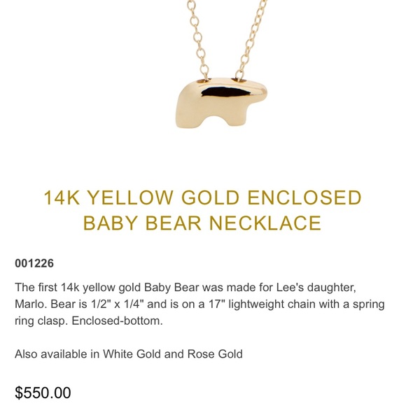 The Golden Bear Jewelry 2025